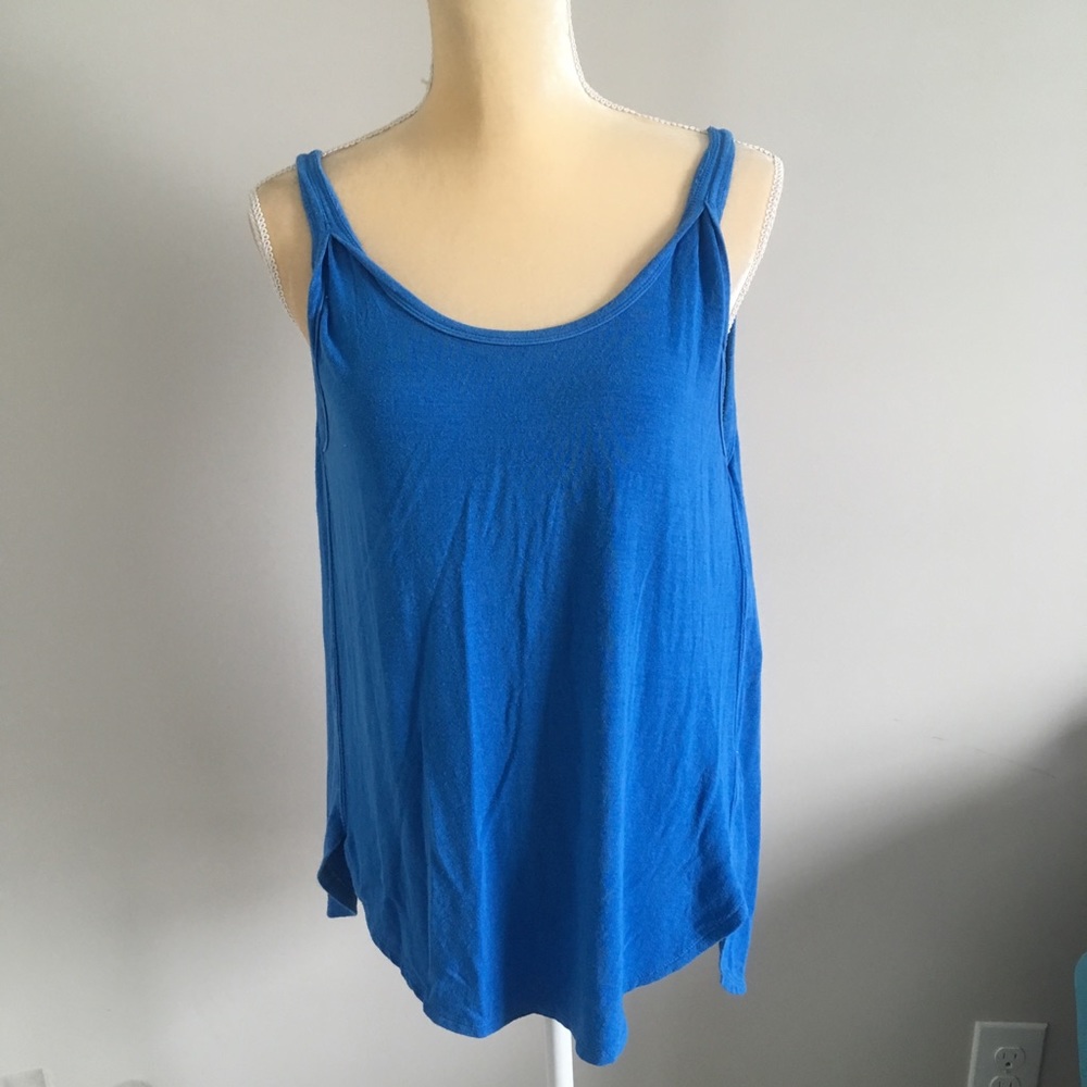 We the Free Blue Knit Swing tank top S